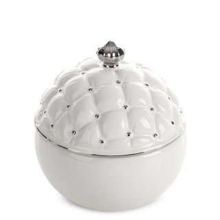 CERAMIKA 17 X 17 X 20 CM BIAŁY