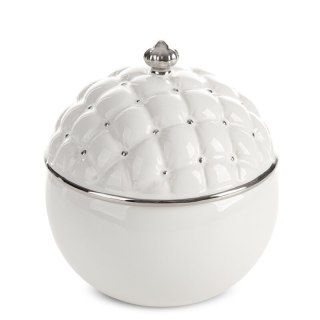 CERAMIKA 20 X 20 X 23 CM BIAŁY