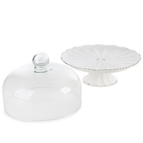 PATERA DEKORACYJNA GAIA (08) 30 X 30 X 27 CM KREMOWY