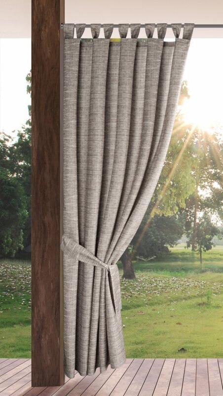 ZASŁONA GOTOWA GARDEN 10 NA SZELKACH 155 X 260 CM BRĄZOWY