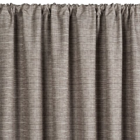 ZASŁONA GOTOWA GARDEN 10 NA TAŚMIE 155 X 200 CM BRĄZOWY