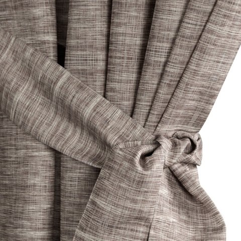 ZASŁONA GOTOWA GARDEN 10 NA TAŚMIE 155 X 200 CM BRĄZOWY