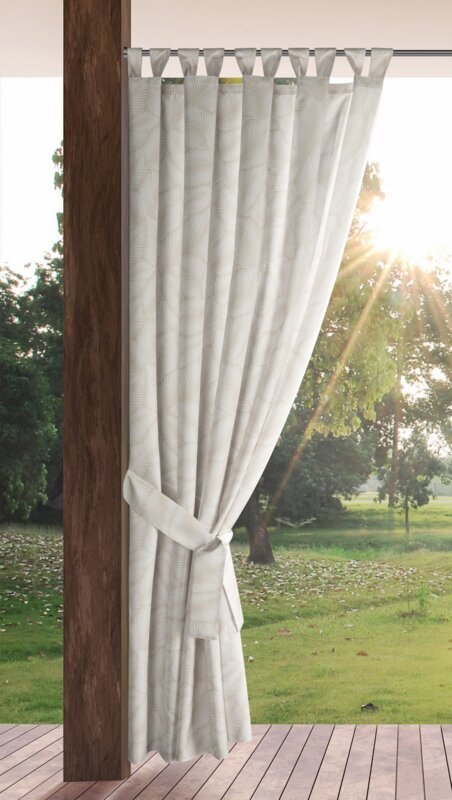 ZASŁONA GOTOWA GARDEN 3 NA SZELKACH 155 X 220 CM BIAŁY