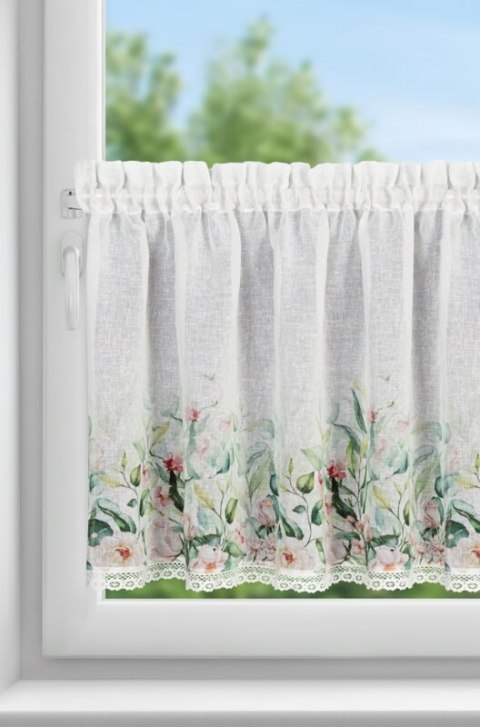 FIRANA GOTOWA ESTERA NA TAŚMIE 150 X 60 CM BIAŁY