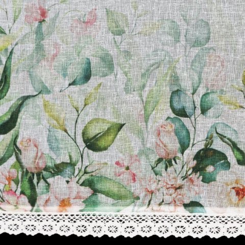 FIRANA GOTOWA ESTERA NA TAŚMIE 150 X 60 CM BIAŁY