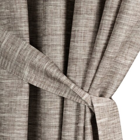 ZASŁONA GOTOWA GARDEN 10 NA SZELKACH 155 X 220 CM BRĄZOWY