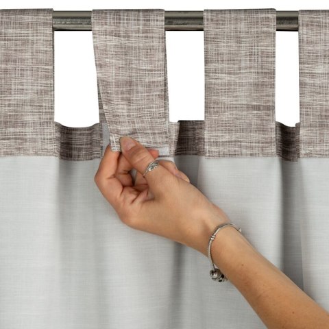 ZASŁONA GOTOWA GARDEN 10 NA SZELKACH 155 X 240 CM BRĄZOWY