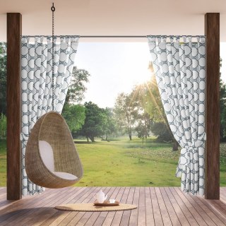 ZASŁONA GOTOWA GARDEN 16 NA SZELKACH 155 X 240 CM BIAŁY