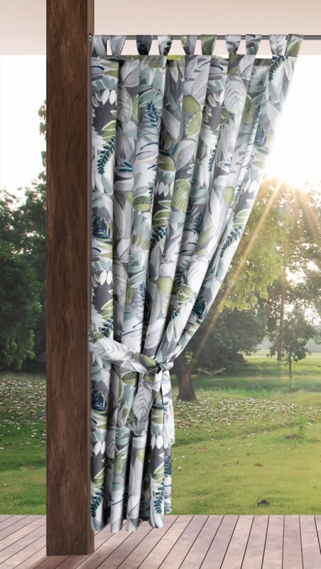 ZASŁONA GOTOWA GARDEN 20 NA SZELKACH 155 X 220 CM ZIELONY