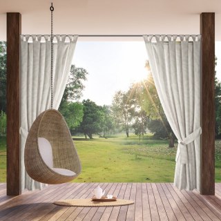 ZASŁONA GOTOWA GARDEN 3 NA SZELKACH 155 X 240 CM BIAŁY