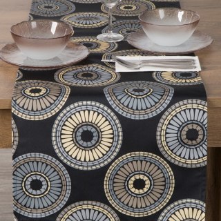 OBRUS GARDEN 40 X 140 CM CZARNY