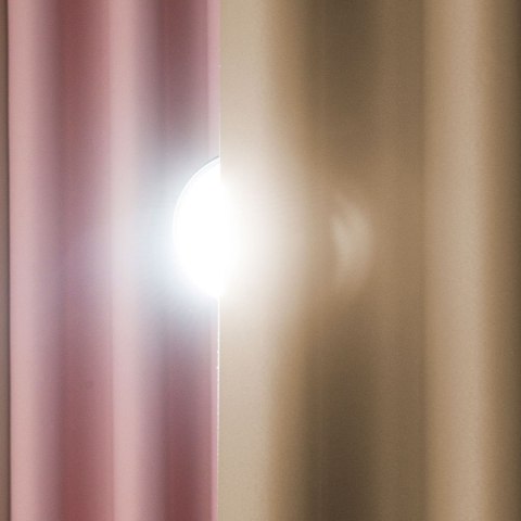 Zasłona gotowa typu blackout na przelotkach, szerokość 140cm x wysokość 250cm, kolor 218 jasny chłodny beżowy TD0015/ZGP/218/140