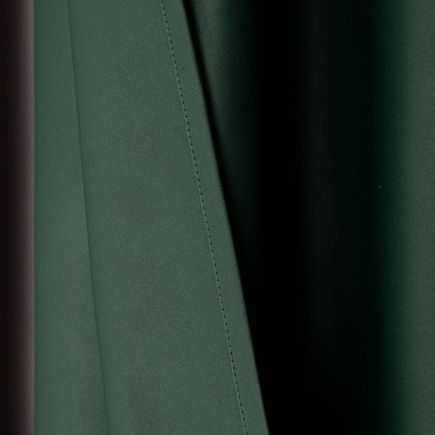 Zasłona gotowa typu blackout na przelotkach, szerokość 140cm x wysokość 250cm, kolor 223 zielony butelkowy TD0015/ZGP/223/140250