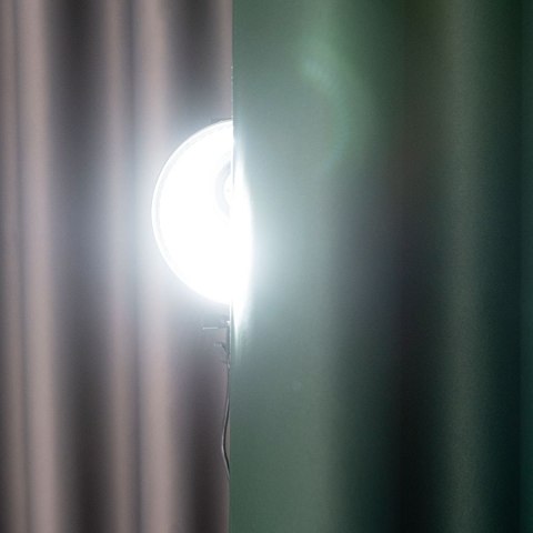 Zasłona gotowa typu blackout na przelotkach, szerokość 140cm x wysokość 250cm, kolor 223 zielony butelkowy TD0015/ZGP/223/140250