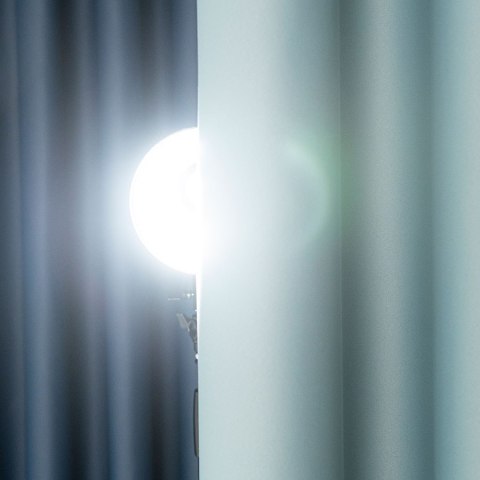 Zasłona gotowa typu blackout na przelotkach, szerokość 140cm x wysokość 250cm, kolor 227 szałwiowy zielony TD0015/ZGP/227/140250