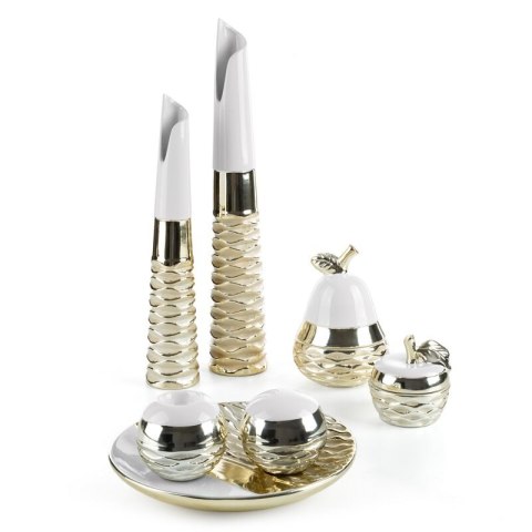 CERAMIKA 14 X 14 X 20 CM BIAŁY