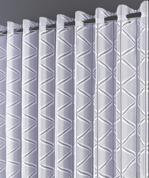 Firanka żakardowa gotowa, szerokość 180 x wysokość 160cm, kolor biały 001 328009/000/001/000000/1