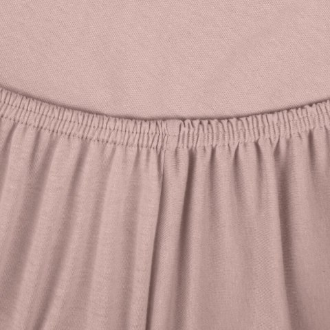 PRZEŚCIERADŁO JERSEY3 240 X 220 X 30 CM PUDROWY RÓŻ