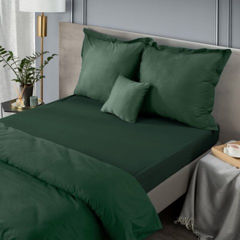 PRZEŚCIERADŁO Z GUMKĄ NOVA3 100 X 200 X 30 CM CIEMNOZIELONY