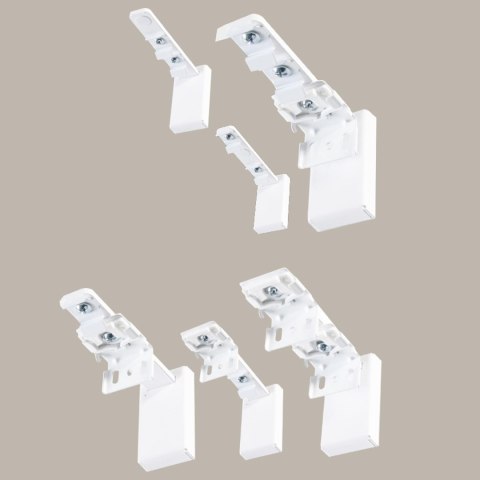 Wieszak uniwersalny prosty 8-12cm kolor biały 010 WIESZA/UNP/010/000012/1