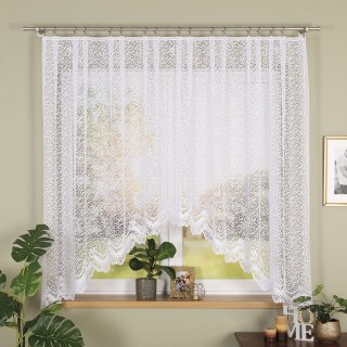 BOGUMIŁA Firanka żakardowa gotowa, szerokość 300 x wysokość 160cm, kolor 001 biały 004542/FBL/001/300160/1