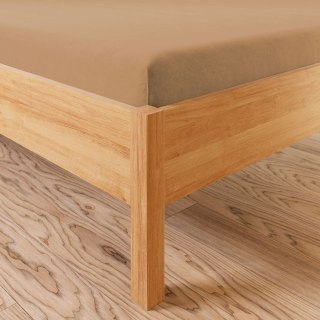 DREAMY PREMIUM Prześcieradło jersey z gumką, szerokość 160 x wysokość 200cm, kolor 013 jasny brązowy 100033/JEG/013/160200/1