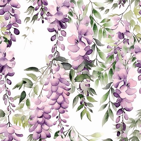 WISTERIA Tkanina dekoracyjna typu MILAS, szerokość 165cm, kolor 001 biały D00309/MIL/001/165000/1