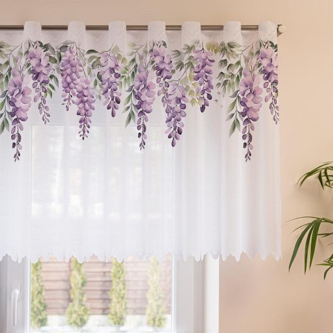 WISTERIA Zazdrostka żakardowa 361910, wysokość 70cm, kolor 001 D00309/ZAZ/001/000070/1