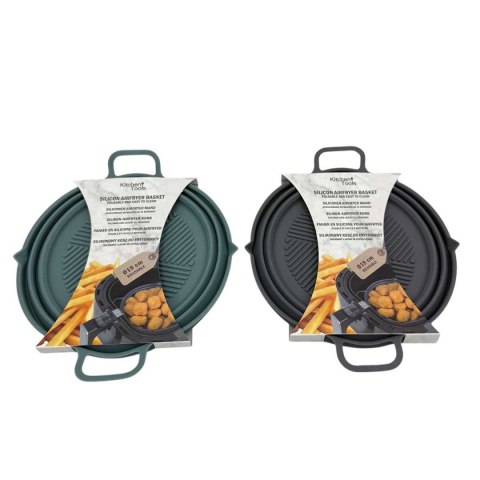 WKŁAD SILIKONOWY DO FRYTOWNICY SKŁADANY OKRĄGŁY 19cm