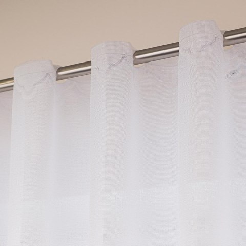 Zazdrostka żakardowa z samym dołem, wysokość 50cm, kolor 001 biały 361910/000/001/000050/1