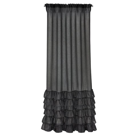 FIRANA GOTOWA DOLLY NA TAŚMIE 140 X 250 CM CZARNY