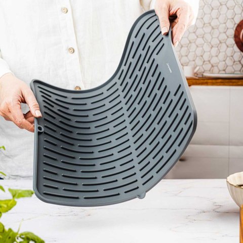 MATA PODKŁADKA SILIKONOWA OCIEKACZ DO NACZYŃ 42x33cm KINGHOFF KH-1904