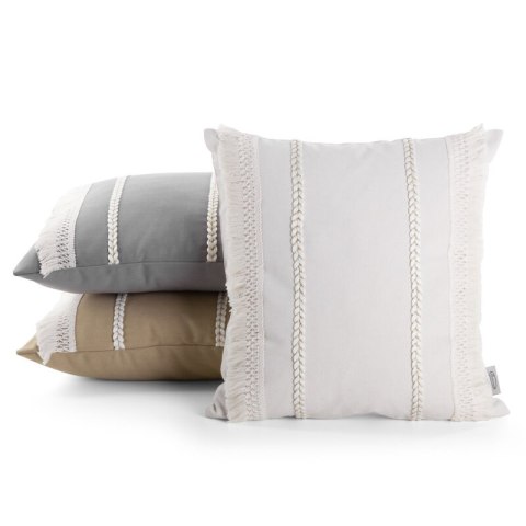 POSZEWKA BOHO 1 45 X 45 CM SZARY