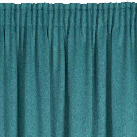 ZASŁONA GOTOWA CARLO NA TAŚMIE 130 X 300 CM CIEMNOTURKUSOWY