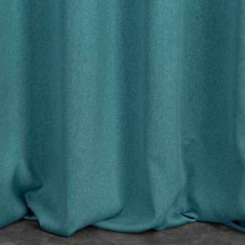 ZASŁONA GOTOWA CARLO NA TAŚMIE 130 X 300 CM CIEMNOTURKUSOWY