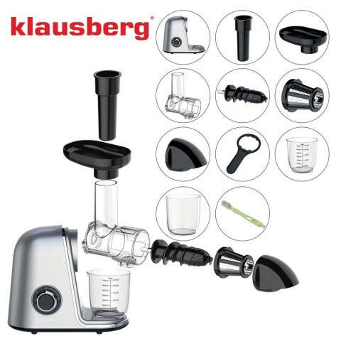 SOKOWIRÓWKA WYCISKARKA WOLNOOBROTOWA KLAUSBERG KB-7868