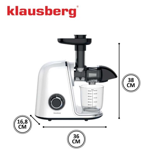 SOKOWIRÓWKA WYCISKARKA WOLNOOBROTOWA KLAUSBERG KB-7869