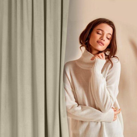 ZASŁONA GOTOWA D91 ROSA 140X250 CM BEŻOWY