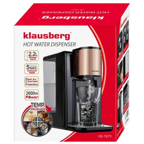 DYSPENSER DOZOWNIK GORĄCEJ WODY 2,2L KLAUSBERG KB-7879