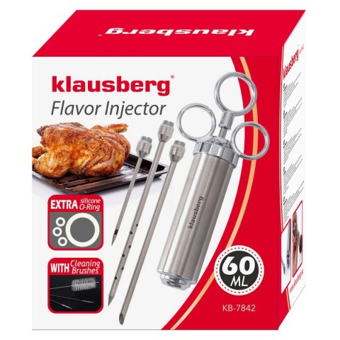 NASTRZYKIWARKA STRZYKAWKA 60ml DO PEKLOWANIA MARYNOWANIA MIĘSA KLAUSBERG KB-7155