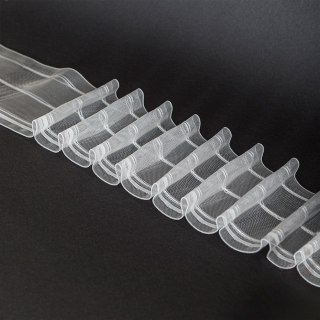 Taśma C1160M "ołówek na karnisz" 10cm, marszczenie 1:2, transparentna TASMAY/ZP5/P02/010000/1