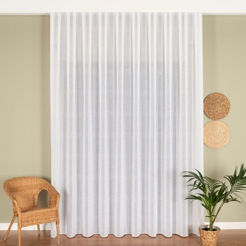 Firanka fantazyjna z ołowianką, wysokość 300cm, kolor 001 biały 424118/OLO/001/000300/1