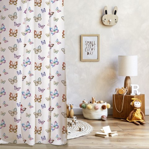 MOTYLKI Tkanina dekoracyjna typu MILAS, szerokość 165cm, kolor 001 biały D00310/MIL/001/165000/1