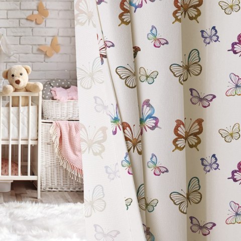 MOTYLKI Tkanina dekoracyjna typu MILAS, szerokość 165cm, kolor 001 biały D00310/MIL/001/165000/1