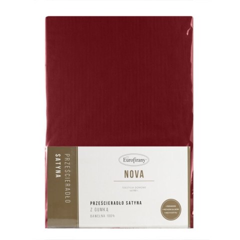 PRZEŚCIERADŁO Z GUMKĄ NOVA3 220 X 200 X 30 CM CZERWONY