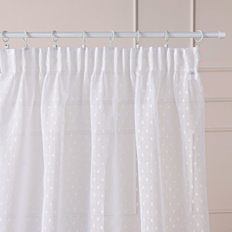 Firana gotowa na taśmie, szerokość 300c x wysokość 250cm, kolor 001 biały 424091/FGT/001/300250/1