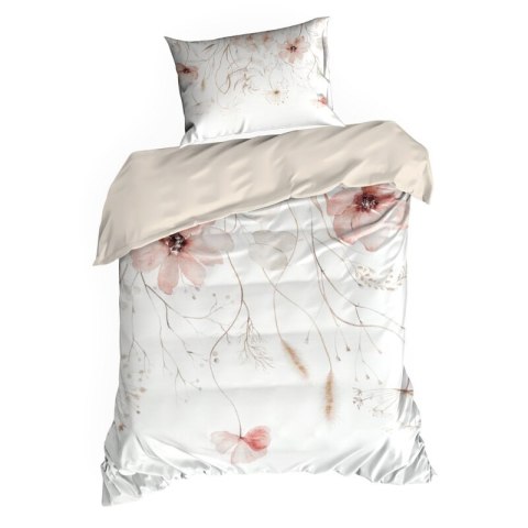 KOMPLET POŚCIELI SATYNOWEJ PREMIUM24 160 X 200 CM BIAŁY