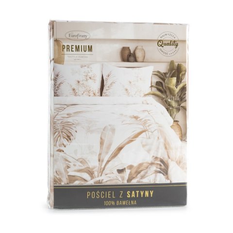 KOMPLET POŚCIELI SATYNOWEJ PREMIUM25 220 X 200 CM BIAŁY