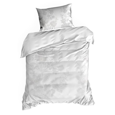 KOMPLET POŚCIELI SATYNOWEJ PREMIUM27 140 X 200 CM BIAŁY