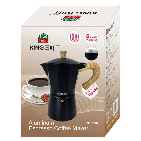 KAWIARKA ZAPARZACZ DO KAWY 300ml KINGHOFF KH-1886 INDUKCJA